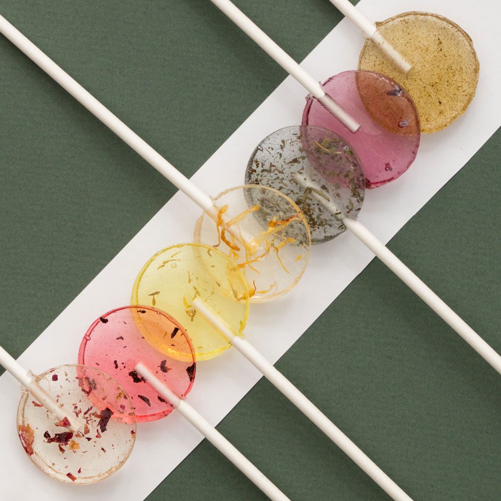 eco-friendly lollipops flavour selection