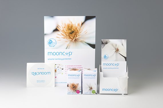 Mooncup menstrual cup on ecoBip 